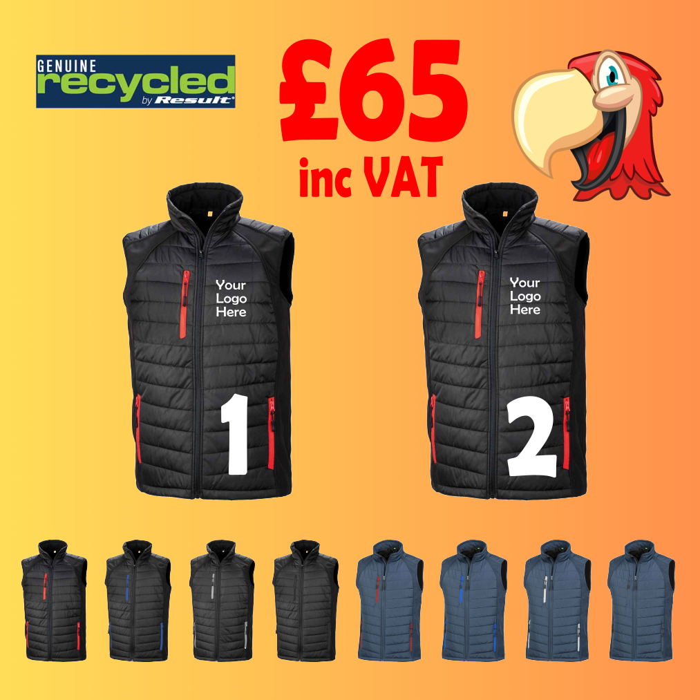 2 Bodywarmers - Embroidered