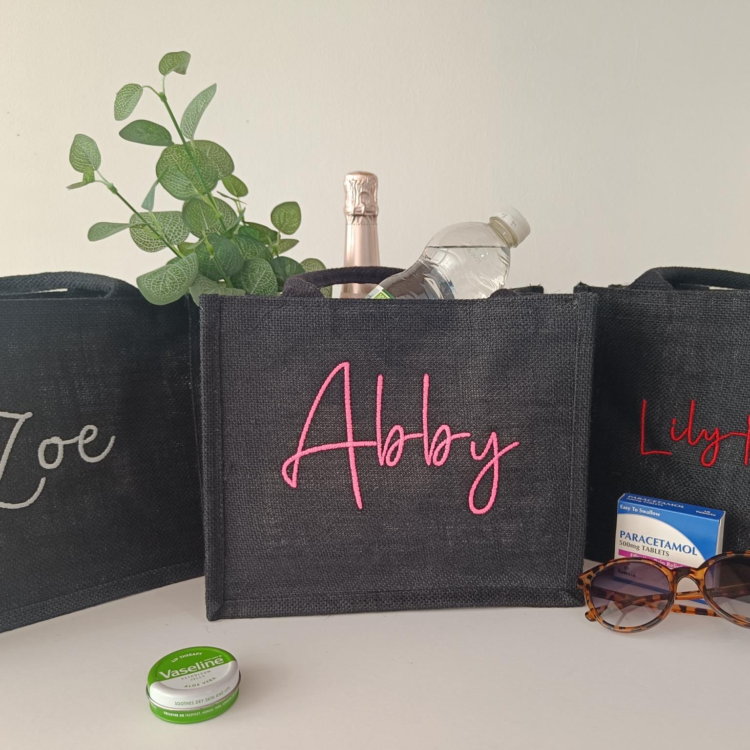 Personalised Jute Tote Bag (Medium)