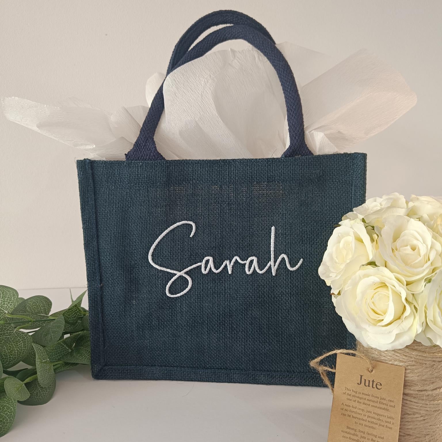 Personalised Jute Tote Bag (Medium)